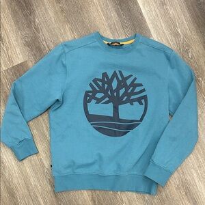 Timberland Men's Teal Crewneck Sweater